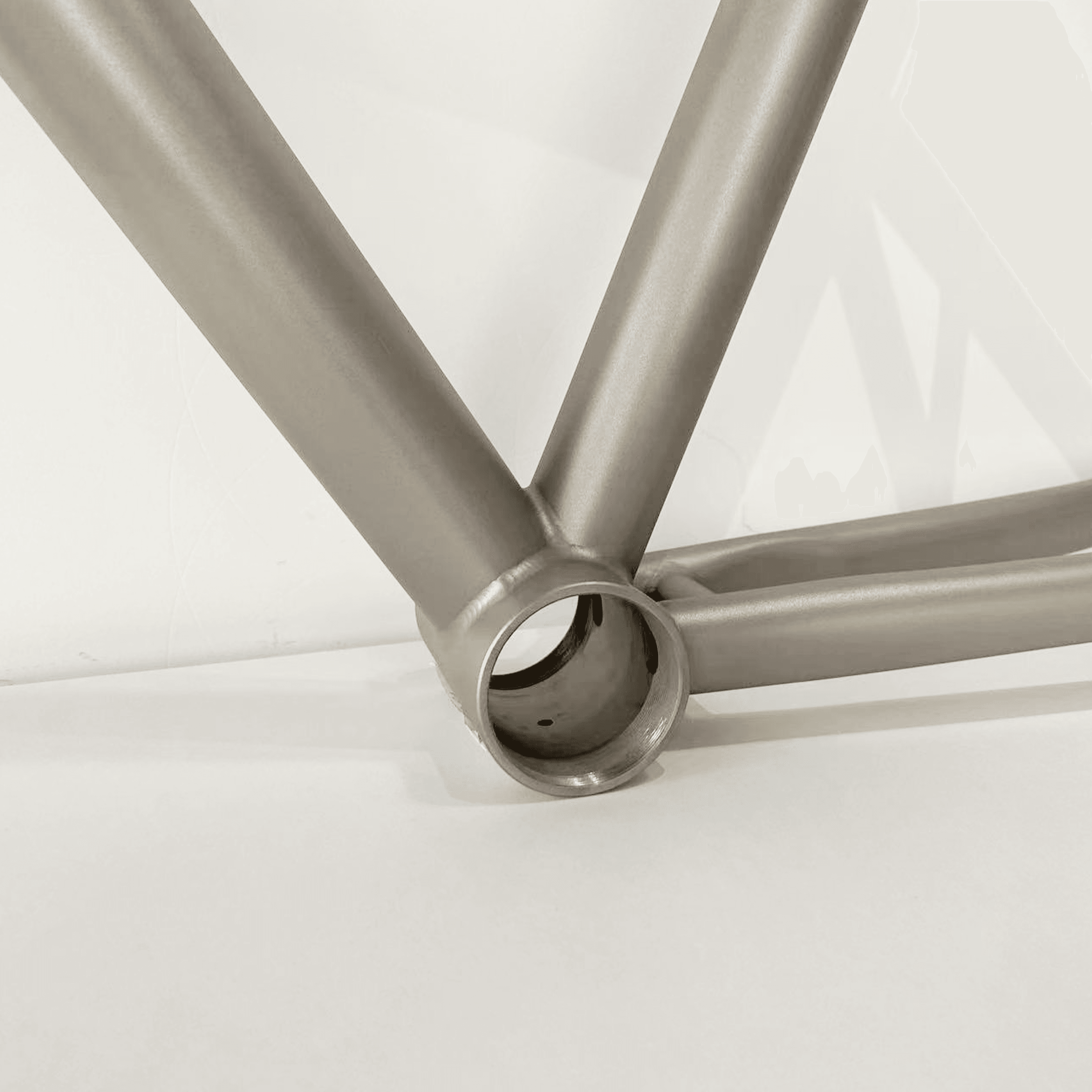 WINDWAY titanium bike frame, view 4