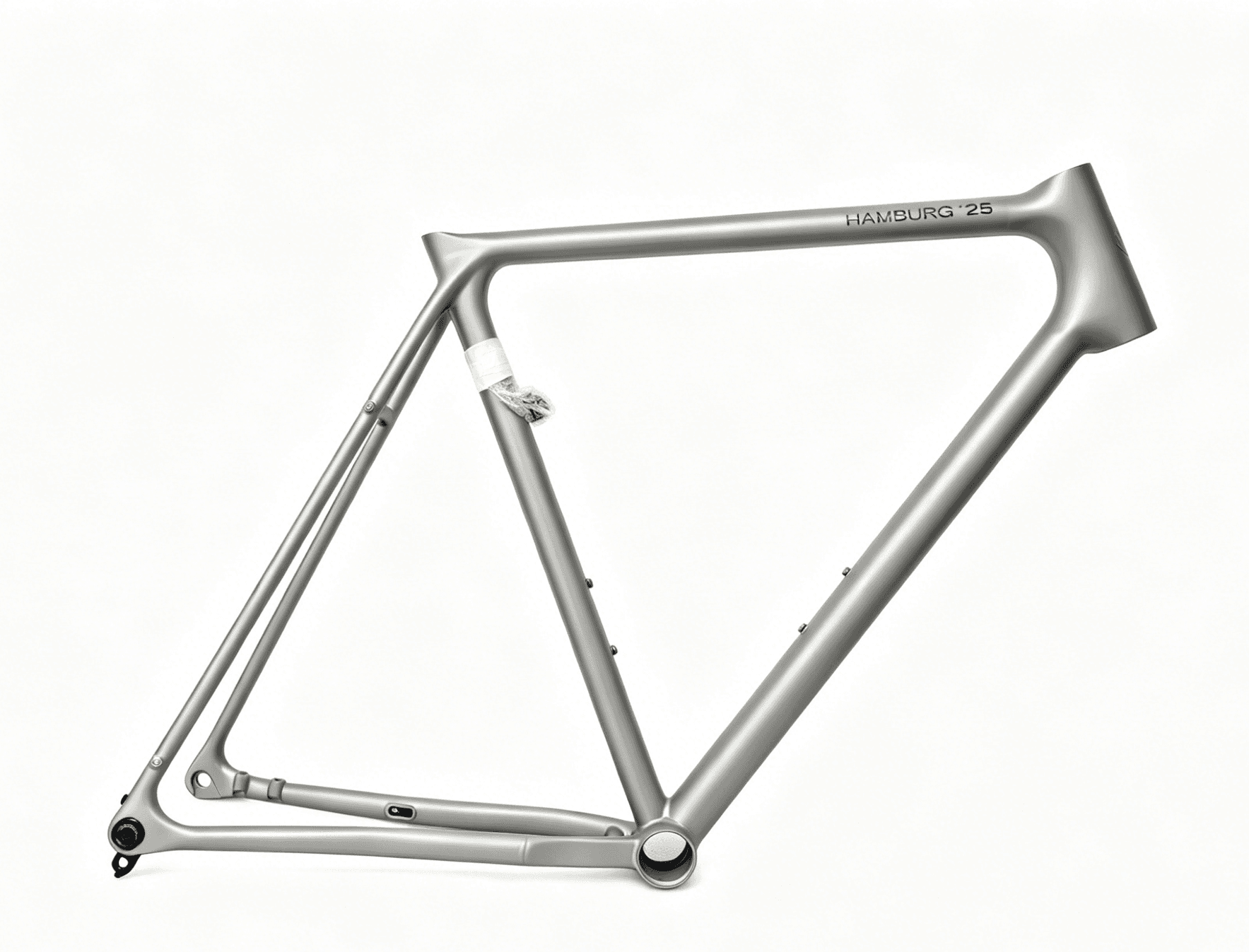 Gravel3dr03 titanium bike frame, view 3
