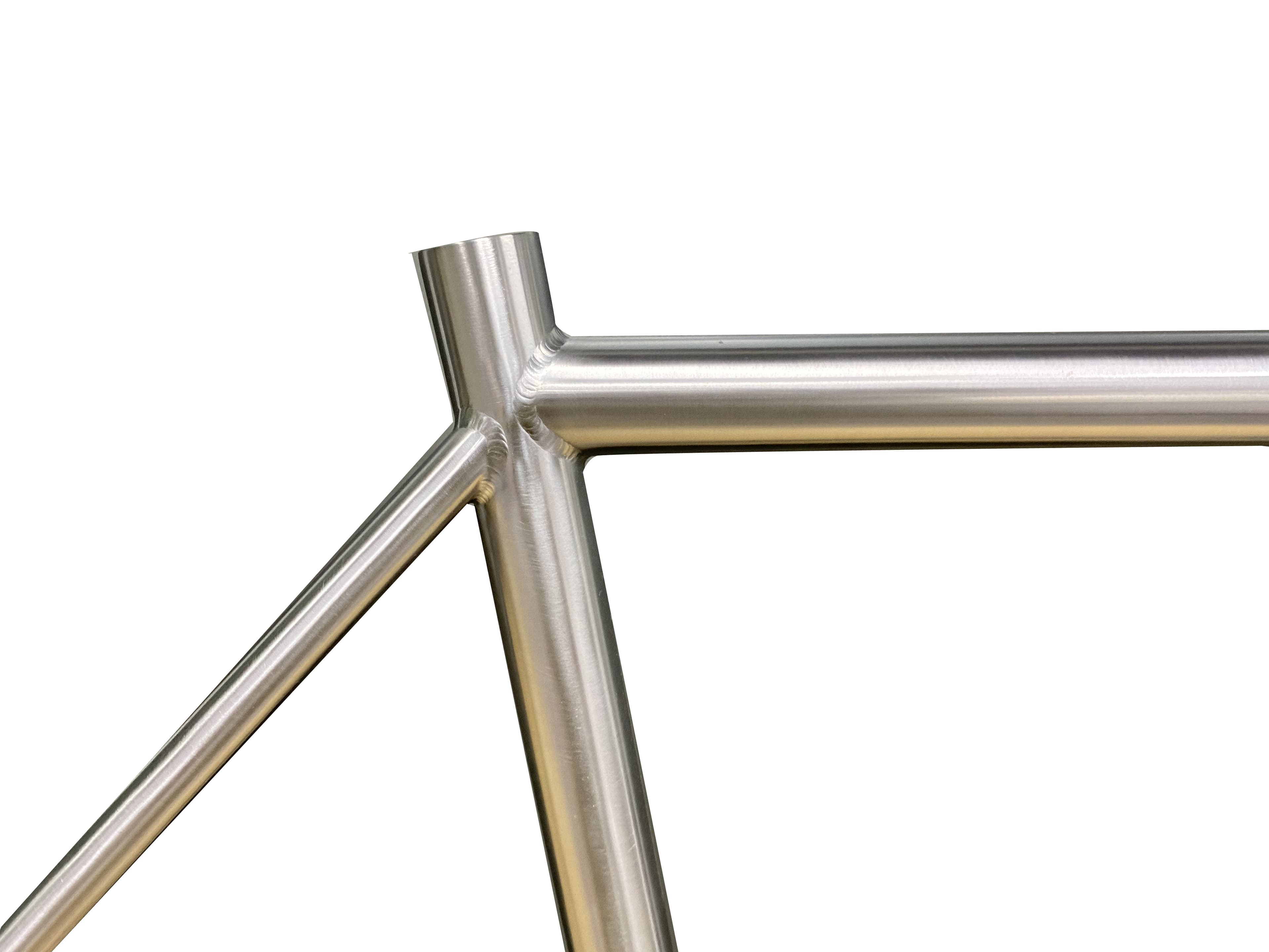 Endurance titanium bike frame, view 4
