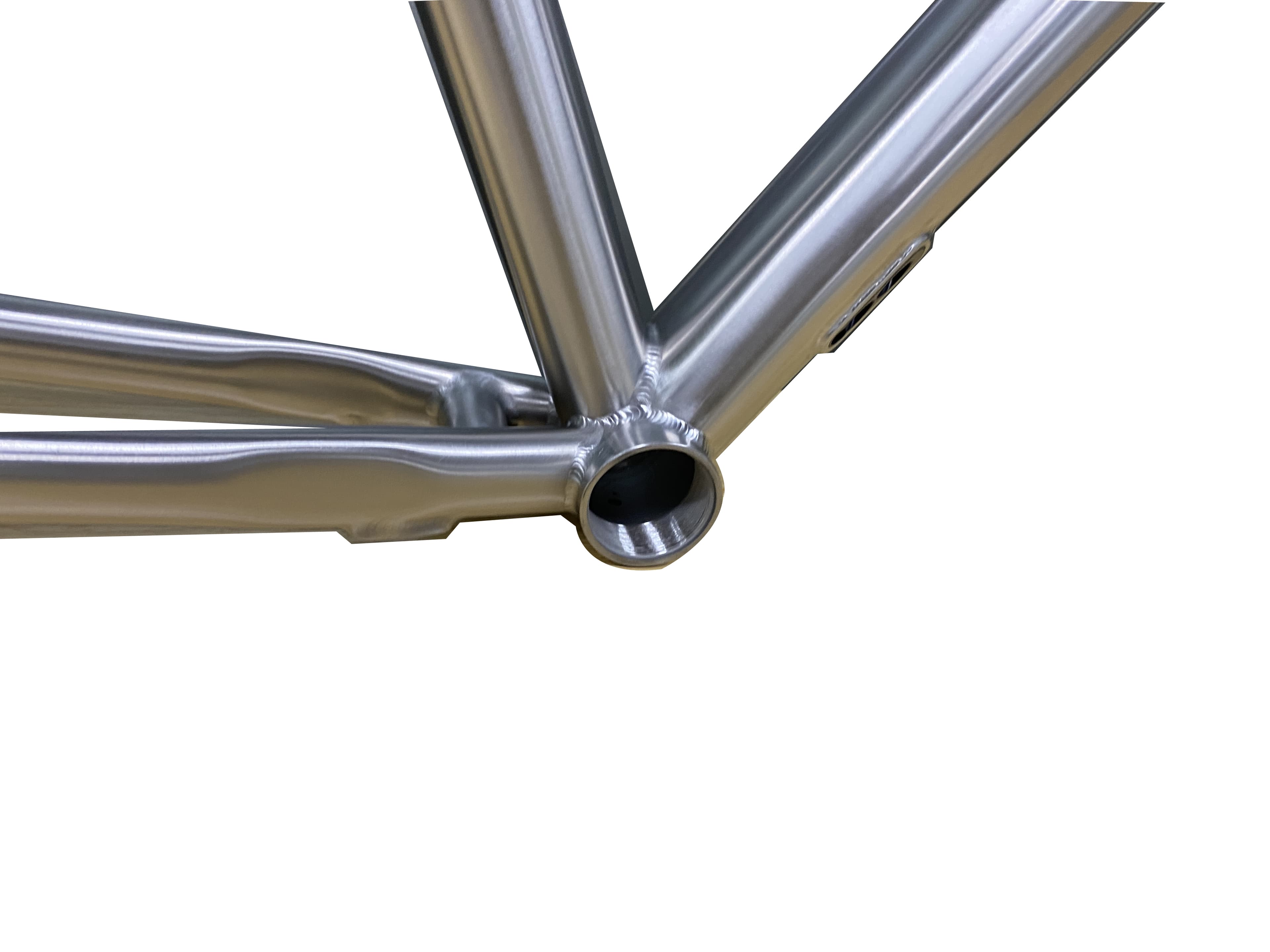 Endurance titanium bike frame, view 5