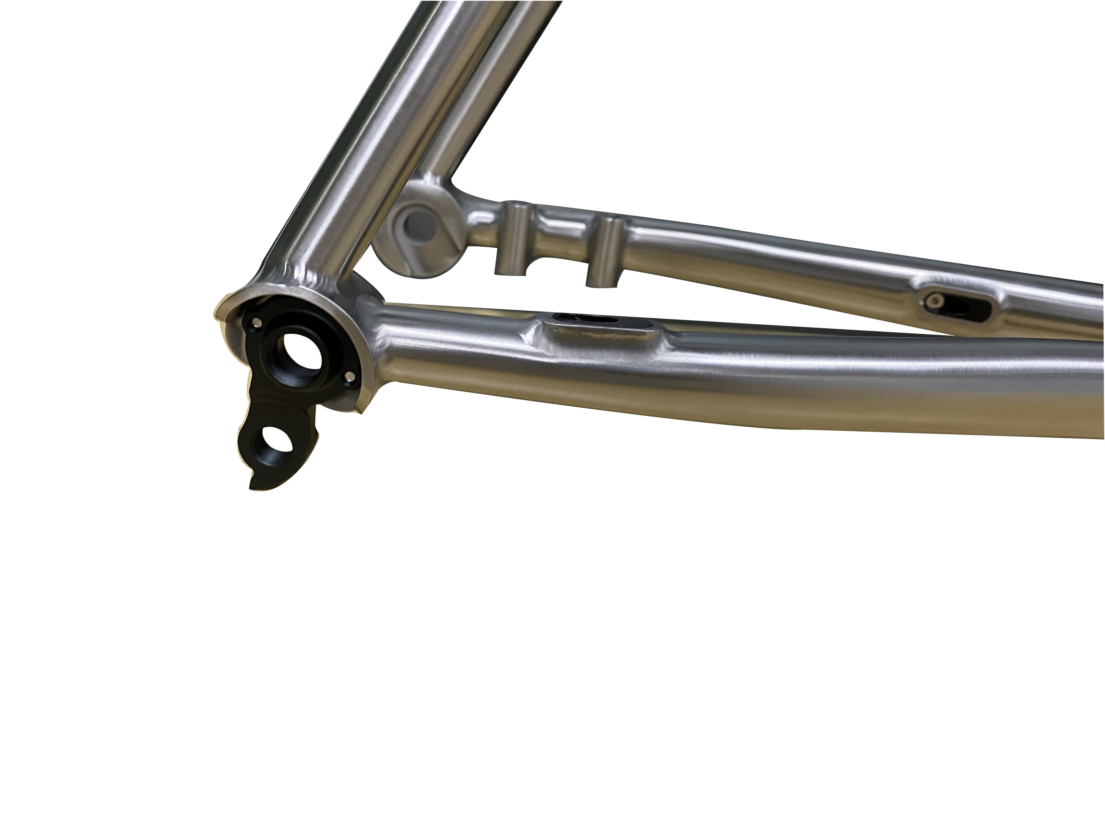 Endurance titanium bike frame, view 6