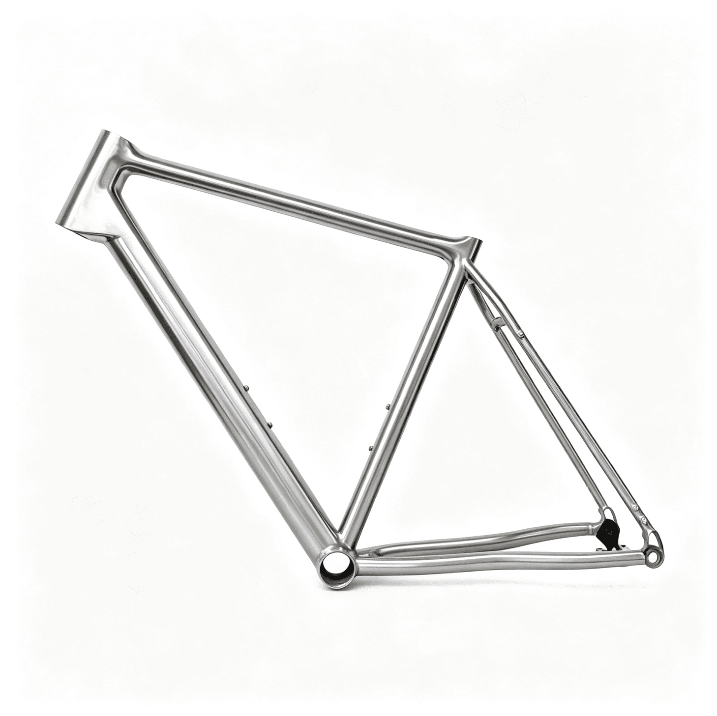 INNOVATION titanium bike frame, view 4