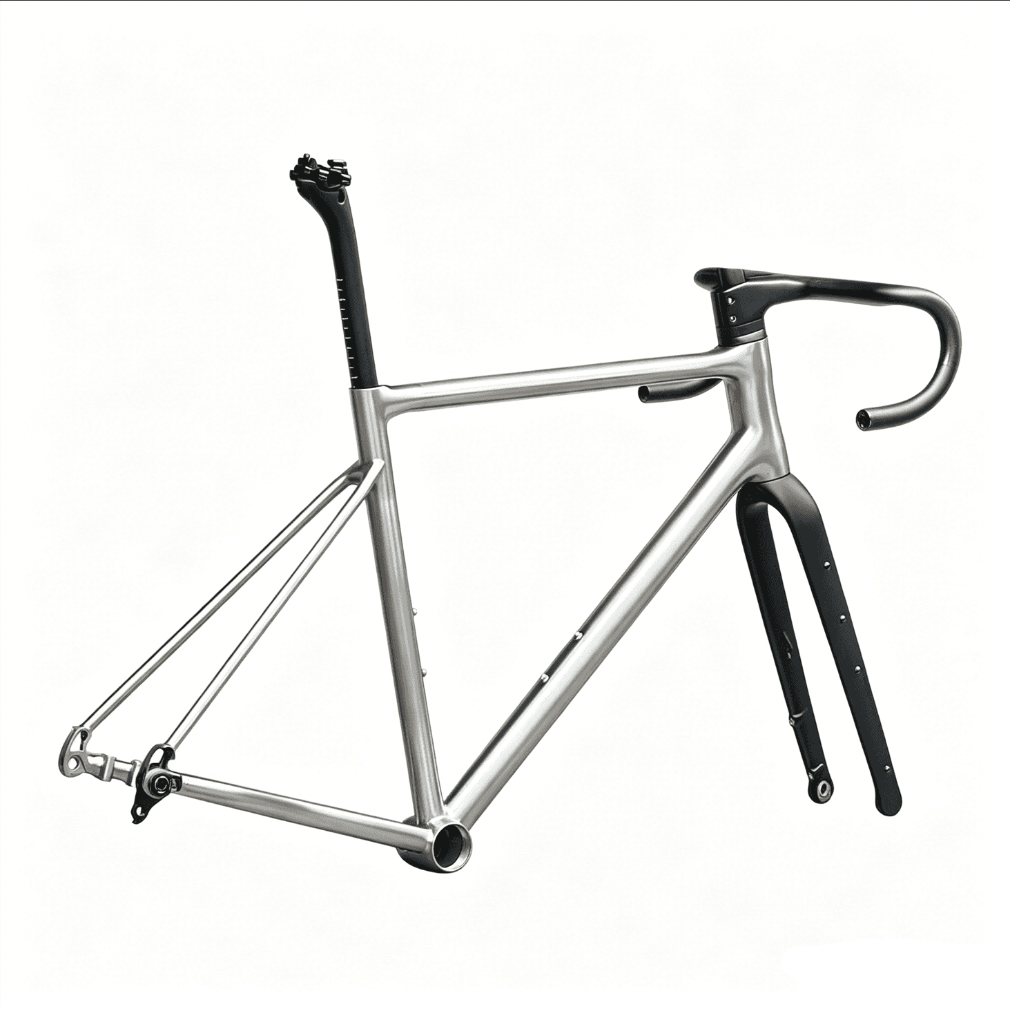 SMOOTH -A titanium bike frame, view 2