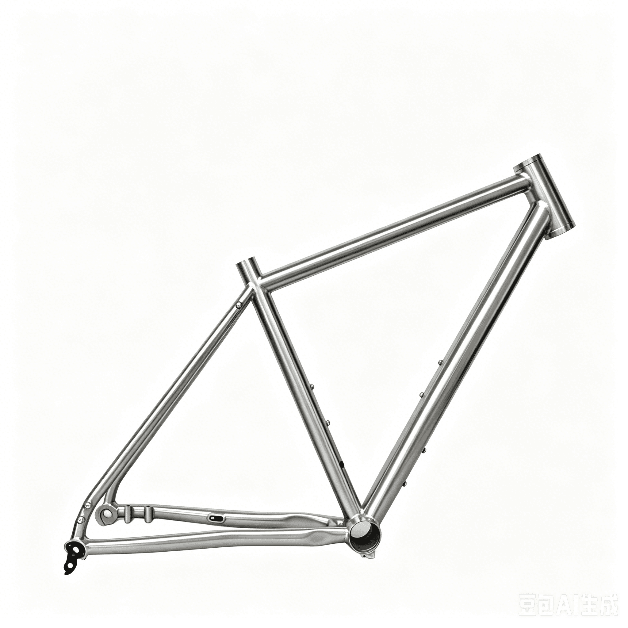 RoveTi 45 titanium bike frame, view 2