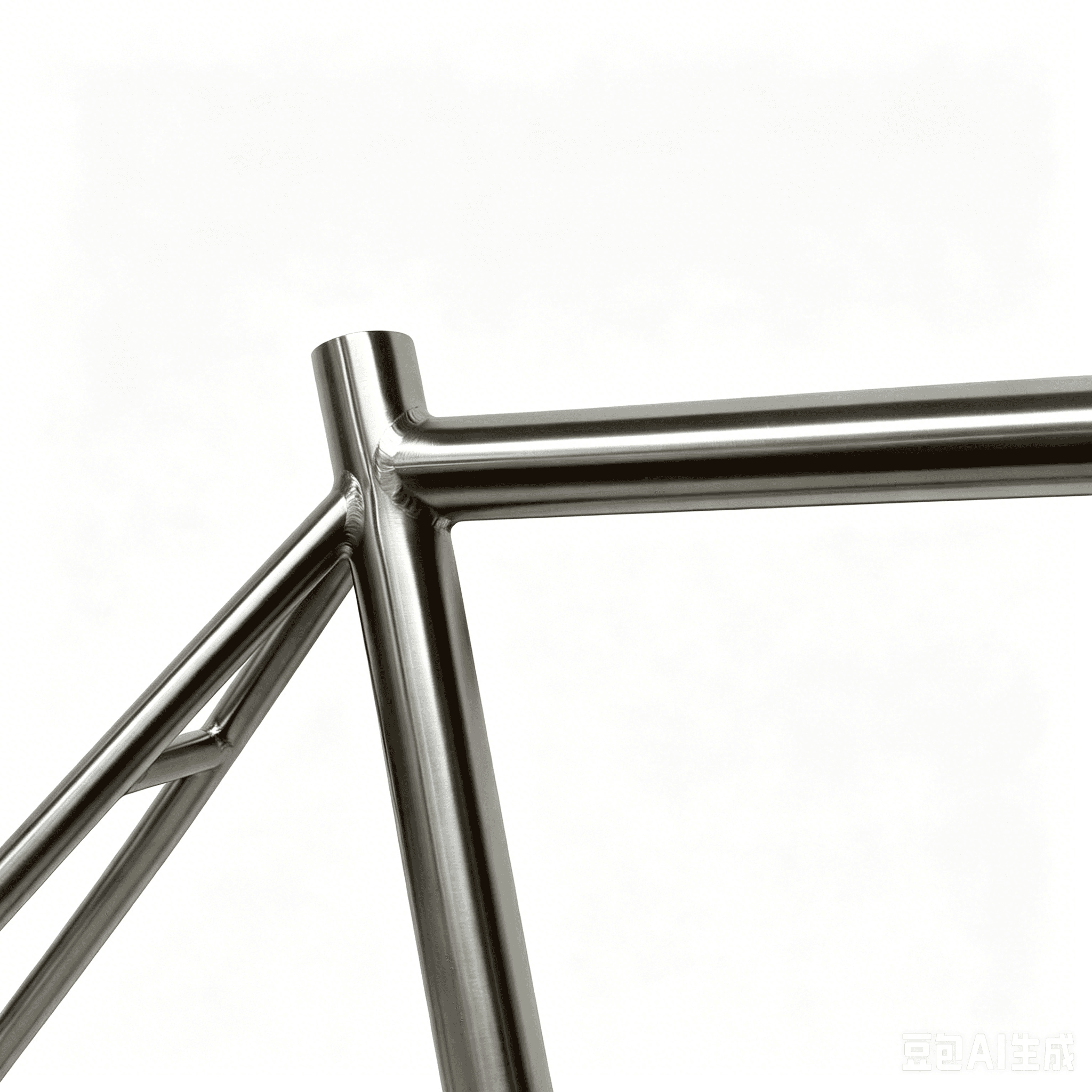 Gravel G50 titanium bike frame, view 4